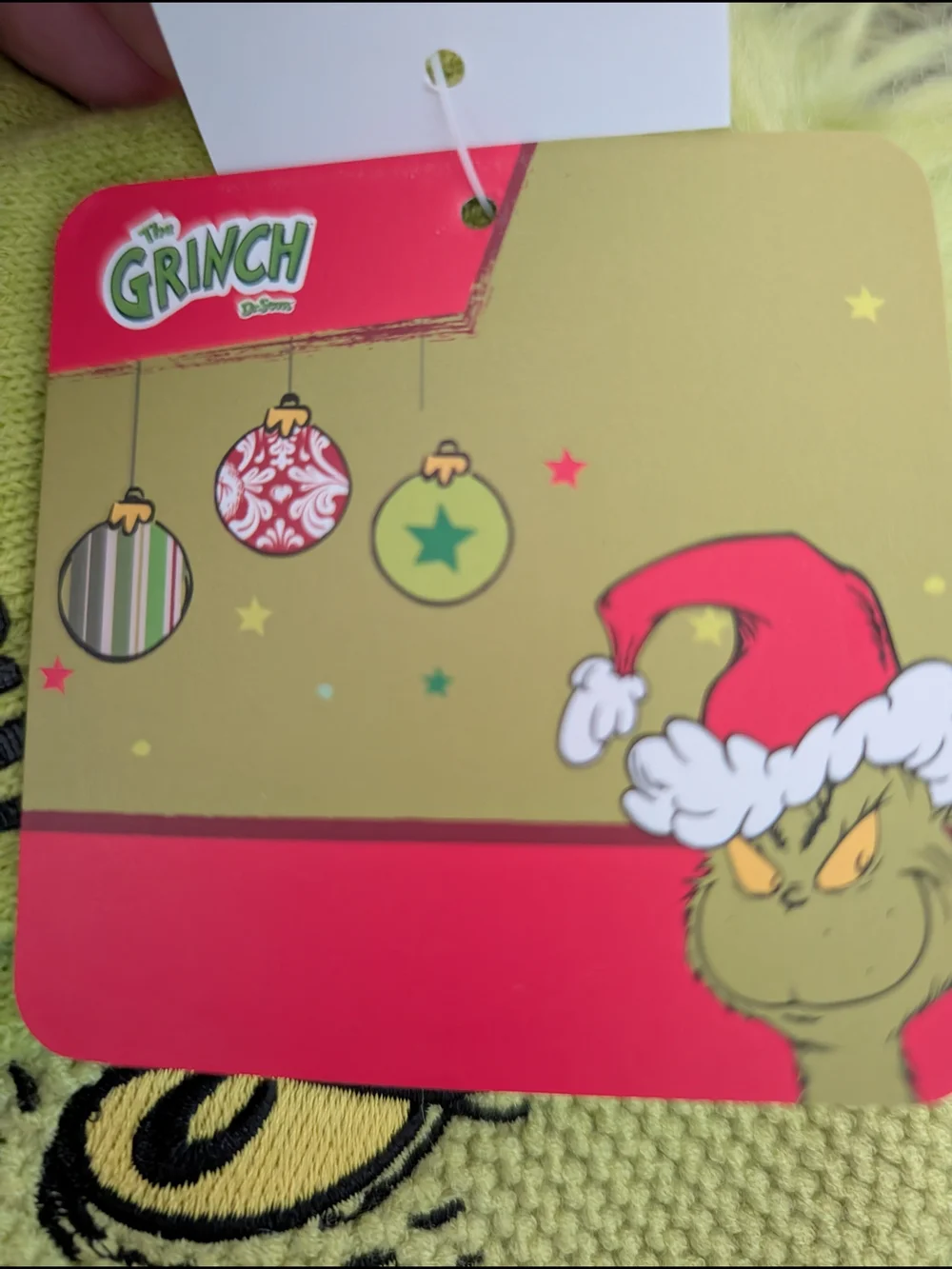 The Grinch Green Knit Pom Beanie for Kids
